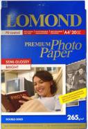���������� Lomond Semi- Glossy ( ������ �4 , ��������� 265 �/�2 ������������ ����-��������� ) 20 ������ 