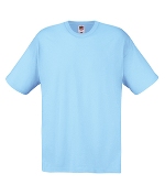 �������� ������� Fruit of the loom Screen Stars Original T Sky Blue ( �������-������� , ������ L , 100 % ������, ��������� 145 �/�2 )   
