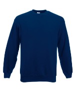 ��������� ������� Fruit of the loom CLASSIC SET-IN SWEAT Navy ( ����-����� , ������ L , ��������� 280 �/�2 )   