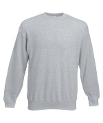��������� ������� Fruit of the loom CLASSIC SET-IN SWEAT Heather Grey ( ����� , ������ L , ��������� 280 �/�2 )   