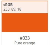 ������������� ������ Oracal 751 ���� 333 Glossy Pure Orange ( 751 ����� 333 ������ �������� ������ )