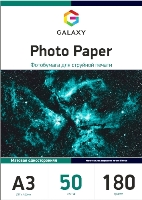 Односторонняя матовая фотобумага Galaxy для струйной печати, А3, 180 г/м2, 100 листов