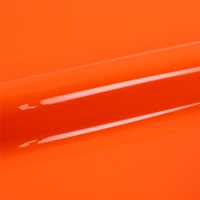 Термопленка Siser Brick 600 Fluorescent Orange BK6023 ( цвет: флуоресцентный оранжевый, толстый матовый флекс, толщина 600 микрон )