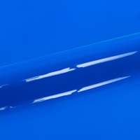 Термопленка Siser Brick 600 Fluorescent Blue BK6027 ( цвет: флуоресцентный синий, толстый матовый флекс, толщина 600 микрон )
