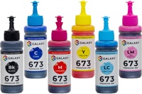 �������� ������ Galaxy 673 ��� Epson (B/C/M/Y/LC/LM) 6x100 ��