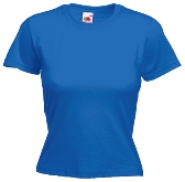 �������� ������� Fruit of the loom LADY-FIT Valueweight T Bright Blue ( ����-����� , ������ L , 100 % ������, ��������� 165 �/�2 )