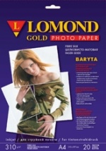 ���������� Lomond Satin Gold Baryta Super Premium Inkjet Paper ( ������ �4 , ��������� 310 �/�2 ������������� ��������� ������ ) 20 ������