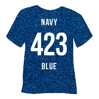 Термопленки Poli-Tape IMAGE PEARL 423 Navy Blue ( рельефный глиттер темно-синий )