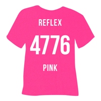 Термопленка световозращающая Poli-Tape Reflex Pink 4776 ( световозращающая розовая )