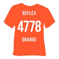 Термопленка световозращающая Poli-Tape Reflex Orange 4778 ( световозращающая оранжевая )