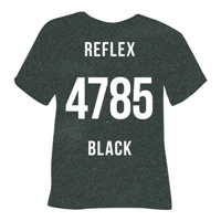 Термопленка световозращающая Poli-Tape Reflex Black 4785 ( световозращающая черная )
