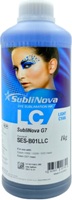 Сублимационные чернила InkTec серия SubliNova G7 Light Cyan ( светло-синий ) 1 литр ( SES-B01LLC )