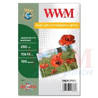 ���������� WWM ( ������ 10 x 15��, ��������� 260 �/�2 ������������� ����������-������� ) 100 ������