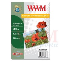 ���������� WWM ( ������ 10 x 15��, ��������� 260 �/�2 ������������� ����������-������� ) 20 ������