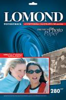  	 ���������� Lomond Super - Glossy ( ������ �4 , ��������� 280 �/�2 ������������� �����-��������� ) 20 ������