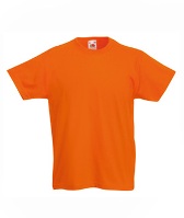�������� ������� Fruit of the loom Valueweight T orange ( ���������, ������ 7-8 ���� , 100 % ������, ��������� 165 �/�2 )  