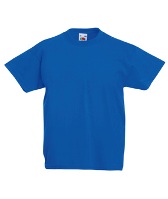  	�������� ������� Fruit of the loom Valueweight T royal blue (����������� ����� , ������ 3-4 ���� , 100 % ������, ��������� 165 �/�2 )   