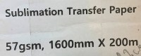 Сублимационная бумага InkTec EF-T57 ( ширина 112 см, плотность 57 гр/м2, 200 метров)