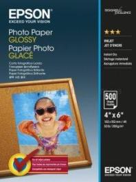 ���������� Epson Glossy Photo Paper ( ���������, ��������� 200 ��/�2, ������ 10x15 ��, 500 ������ ) 