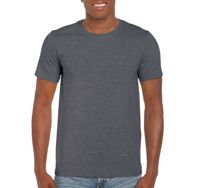 Футболка мужская Gildan 64000 Dark heather ( размер 3XL , 100 % хлопок, плотность 153 г/м2 )