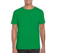 Футболка мужская Gildan 64000 Irish green ( размер 4XL , 100 % хлопок, плотность 153 г/м2 )