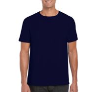 Футболка мужская Gildan 64000 Navy ( размер 4XL , 100 % хлопок, плотность 153 г/м2 )