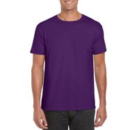 Футболка мужская Gildan 64000 Purple ( размер 4XL , 100 % хлопок, плотность 153 г/м2 )