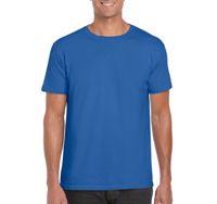 Футболка мужская Gildan 64000 Royal Blue ( размер 4XL , 100 % хлопок, плотность 153 г/м2 )