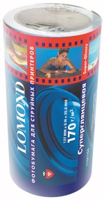 Lomond Super-Glossy ���������� � ����� ����������� ��������� 170 �/�2 ( 127 �� � 8 � � 50,8 �� )  