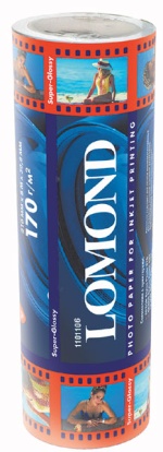 Lomond Super-Glossy ���������� � ����� ����������� ��������� 170 �/�2 ( 329 �� � 8 � � 50,8 �� )