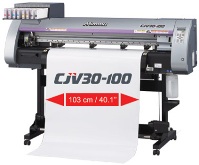 Широкоформатный принтер Mimaki CJV30-100 ( принтер-каттер+ RIP, ширина 1020 мм )