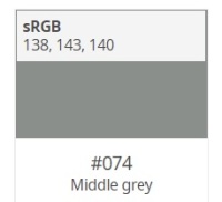 ������������� ������ Oracal 651 ��������� 074 middle grey, ������-�����