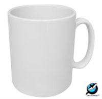 Кружка керамическая белая для сублимации с полимерным слоем Orca Black ( MUG11 )