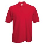 	�������� ������� Fruit of the loom Original Polo Red ( �������, ������ L, 100% ������, ��������� 180 �/�2 )   