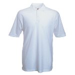 �������� ������� Fruit of the loom Original Polo White ( �����, ������ L, 100% ������, ��������� 170 �/�2 )  