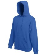 ��������� ������� � ��������� Fruit of the loom Hooded Royal Blue ( ����������� ����� , ������ L , ��������� 280 �/�2 )  