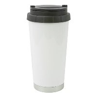 Термос металлический Stainless Steel Flask для сублимации белый (объём 330 мл)