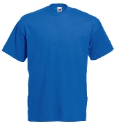 �������� ������� Fruit of the loom Valueweight T Bright Blue ( ����-����� , ������ L , 100 % ������, ��������� 165 �/�2 )